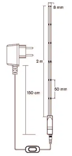 Airam COB LED Strip Led-nauha 24V IP20 830 2m - 4