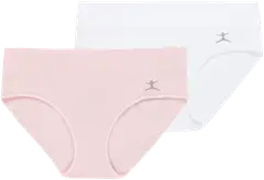 Danskin lasten alushousut saumaton 98366 2-pack - Pink/white - 1