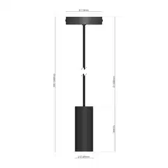 Philips Hue ripustusjohto Lightguide lampuille E27 kannalla musta - 3