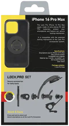 SBS Lock Pro suojakuori kiinnityssysteemillä iPhone 16 Pro Max - 3