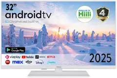 Finlux 32" FullHD Android Smart LED TV 32G8.2WCI valkoinen - 1