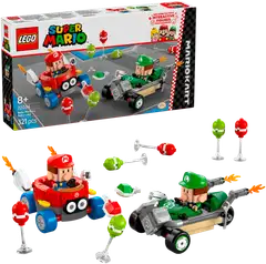 LEGO® Super Mario 72034 Mario Kart™ – Baby Mario vastaan Baby Luigi - 1