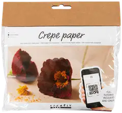 Creativ Company askartelusetti mini kreppipaperi, unikko - 1