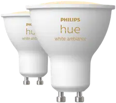 Philips Hue GU10 kohdelamppu 4.2W 2200-6500K 400LM lämmin valkoinen 2 kappaletta - 1