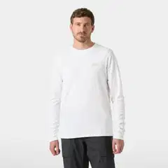 Helly Hansen miesten pitkähihainen aurinkosuojattu paita HH Lifa Active Solen LS 48352 - WHITE - 3