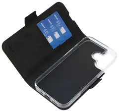 Wave MagSafe -yhteensopiva Book Case, Apple iPhone 17, musta - 5
