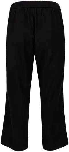 House naisten pellavasekoitehousut 222HP16332, D-mitoitus - Black linen - 3