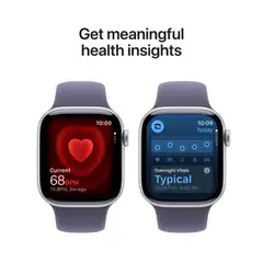 Apple Watch Series 11 GPS + Cellular 46mm hopeinen alumiinikotelo, purple fog sport ranneke - M/L - MFCR4QN/A - 4