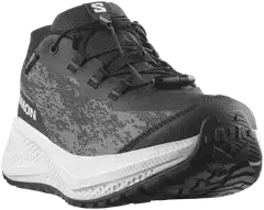 Salomon Aero gravel waterproof junior, vedenpitävä juoksukenkä - Black/White/Black - 3