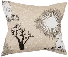 Moomin Arabia Muumi tyynyliina 50x60cm Rakkaus bg GOTS - 1