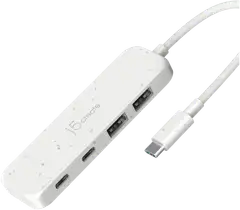 j5create USB-C jakaja; 2 x USB-A / 2 x USB-C - 1