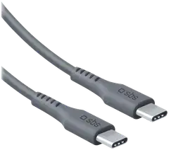 SBS USB‑C-kaapeli 60W, 2 m, harmaa - 1