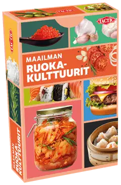 Tactic Korttipeli Maailman Ruokakulttuurit korttikokoinen tietopeli - 1
