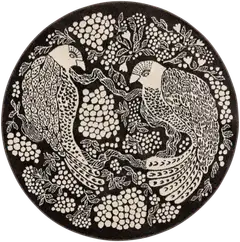 Viserrys full matto Ø 160 cm  harmaa - 1