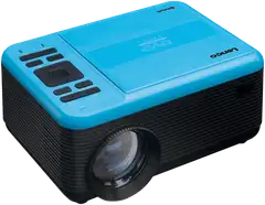 Lenco Full HD LCD-projektori sisäänrakennetulla DVD-soittimella ja Bluetooth audio yhteydellä LPJ-500BU sininen - 1