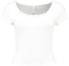 Hailys naisen t-paita Tr44ucy - offwhite - 1