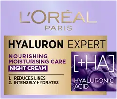 L'Oréal Paris Hyaluron Expert Moisturising Nattkrem til tørr hud 50 ml - 2