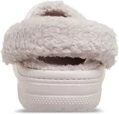 Crocs naisten pistokas Baya Lined Fuzz Strap Clog - Barely Pink - 5