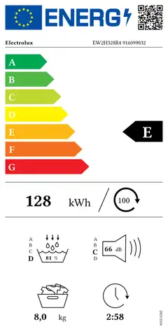 Electrolux kuivausrumpu EW2H328R4 valkoinen - 8