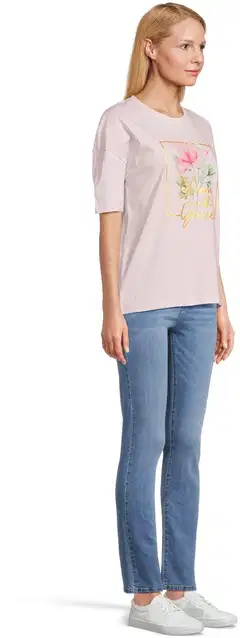 House naisten t-paita print 213H261405 - Pale lilac - 4