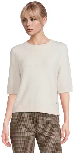 London Fog naisten neule Mohair 213L264001 - white - 1