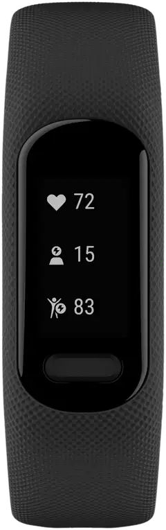 Garmin Vivosmart 5 musta aktiivisuusranneke - 2