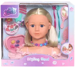 Real UniQ Styling Head -kampauspää, meikit ja hiustarvikkeet - 2