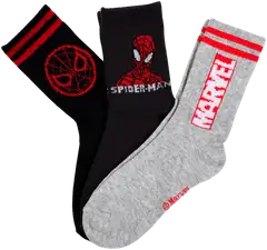 Lasten Spiderman sukka 3pr, laadukas kangas - pack1 - 1