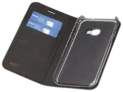 Wave Book Case, Samsung Galaxy Xcover 4 / Samsung Galaxy Xcover 4s, Musta - 3