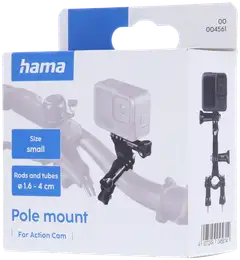 Hama tankokiinnike Small GoPro-kannalla tankoihin halkaisijaltaan 1,6 - 4,0 cm - 4