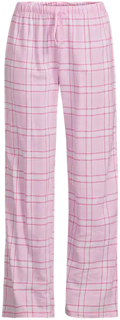 Actuelle naisten flanellihousut 212A382612 - Red check - 2
