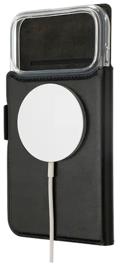 Wave MagSafe -yhteensopiva Book Case, Apple iPhone 17 Pro Max, musta - 2