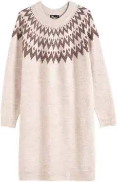 TEX naisten neuletunika I291487 - BROWN - 5