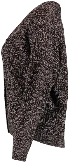 Hailys naisten neuletakki pi44pa ykk-po2111001-1 - black marl - 2