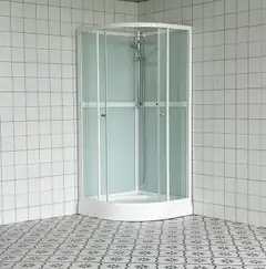 Lektar Indoor Suihkukaappi Luoto pyöreä 80x80cm - 5