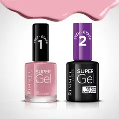 Rimmel 12ml Super Gel Nail Polish 023 Grape Sorbet kynsilakka - 7