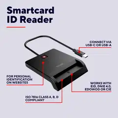 Trust Primo DNI älykortinlukija USB-C/USB-A - 7