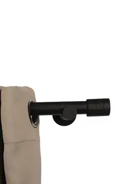 Ihanin verhotangon click-kannakkeet mattamusta 28mm 2kpl/pss - 4