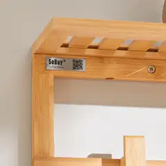 SoBuy seinänaulakko bambu FHK06-N - 6