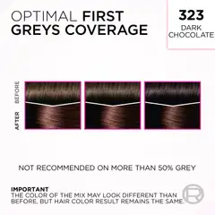 L'Oréal Paris Casting Crème Gloss 323 Dark Chocolate Tummanruskea Helmiäinen kevytväri 1kpl - 7