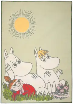 ihankotona matto Yhdessä-muumimatto 120x170 cm kuviollinen - 1