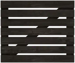 Portti, vaakalaudoitus, grafiitin harmaa, 95x80cm - 1