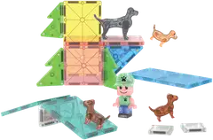 Magna-Tiles koirahoitola magneettinen rakennussarja 27 osaa - 4