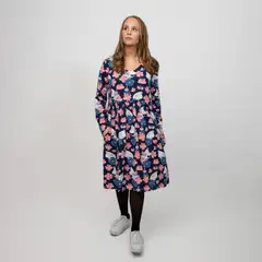 Muumi naisten mekko Hely Kimppu 590633 - tummansininen - 4