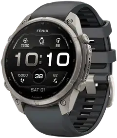 Garmin Fenix 9 Pro 47 mm titaani- ja grafiitinharmaa urheilukello - 1