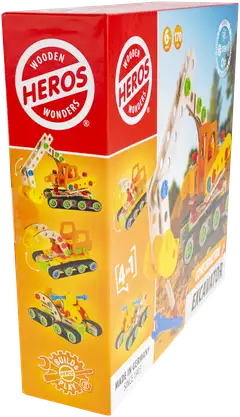 Heros rakennussarja Constructor Kaivinkone 170 osaa - 7