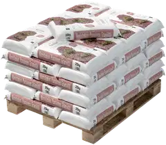 Kekkilä Koristekivi punainen graniitti 25 kg, lava 42 säkkiä - 1