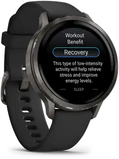 Garmin älykello Venu 4 – 41 mm, harmaa, musta silikoniranneke - 6