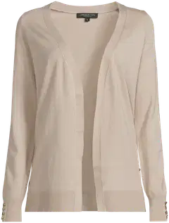 London Fog naisten neuletakki napit 213L262903 - beige - 2