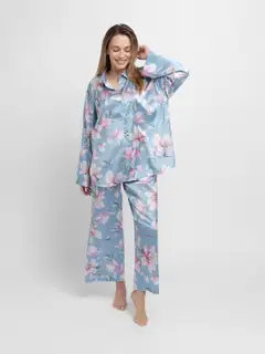 Dorina naisten pyjaman paita Bella FXTO0031 - Floral print - 2